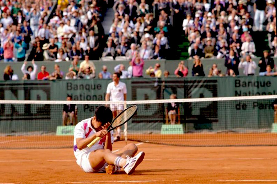 Chang Lendl Roland Garros